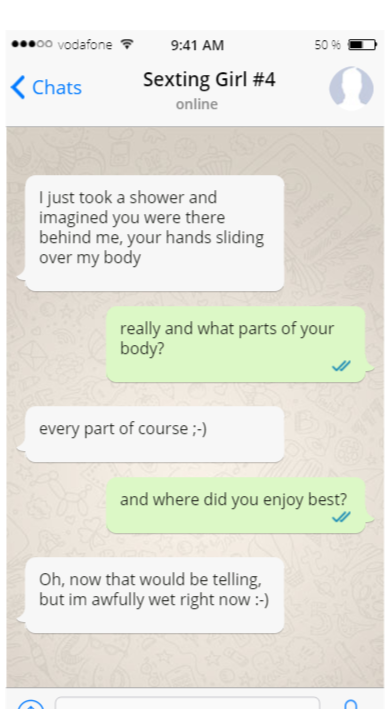 sexting conversation